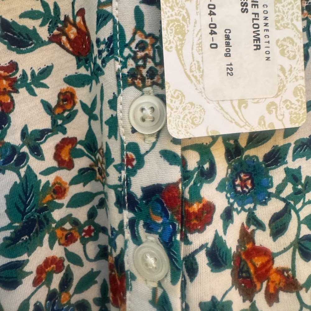 Peruvian Connection 100% Pima Cotton Prairie Dress - Picture 12 of 15